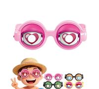 zoocco Winking Glasses, Crazy Winking Prank Glasses, Funny Sunglasses for Adults Great for Party Pranks Selfies and Fun Moments (Pink)