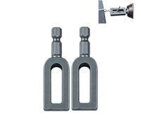 zoocco Wire Twister Tool for Drill for Fencing & Rebar Work, Fast Wire Tightening for DIY & Contractors (2 PCS AA)