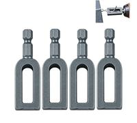 zoocco Wire Twister Tool for Drill for Fencing & Rebar Work, Fast Wire Tightening for DIY & Contractors (4 PCS AA)