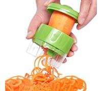 Zoodler Spiralizer, Veggie Spiralizer - Fabricante de fideos de calabacín ajustable, cortador de alimentos manual multifuncional de alto rendimiento, utensilios de cocina para espaguetis de pasta