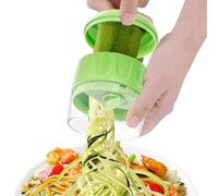 Zoodler Spiralizer, Veggie Spiralizer | Fabricante de pasta de calabacín ajustable,Cortador de alimentos manual multifuncional de alto rendimiento Utensilios de cocina para espaguetis de pasta