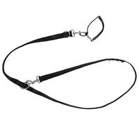 ZOOFARI® Set de collar y correa para perro grande (negro, M)