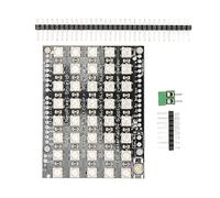 Zooke Tablero de Desarrollo de Luz Colorido Práctico Integrado WS2812B 5050 RGB LED Driver para Barras