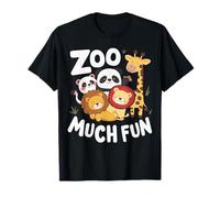 Zookeeper Safari Zoo Animales Panda León Muy Divertido Camiseta