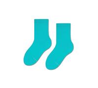 ZOOKSY - Calcetines Niño (30-35) I Calcetines Niña y Niño - Unisex I 1 Pareja I Calcetines Colegio - Monocolor I Calcetines Escolares de Algodón para Uniforme I Color: Ocean Treasure