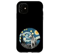 Zoológico de leonas africanas - Van Gogh Starry Night Style Carcasa para iPhone 11