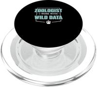 Zoólogo Trabajo con Wild Data Zoología Divertida para Zoólogos PopSockets PopGrip para MagSafe