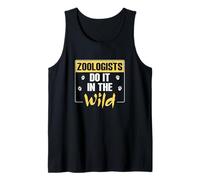 Zoólogos Lo Hacen En La Salvaje Divertido Zoología Humor Un Zoólogo Camiseta sin Mangas