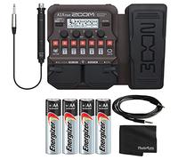 Zoom A1X FOUR - Procesador multiefectos para instrumentos acústicos + 4 pilas AA + cable + paño de limpieza