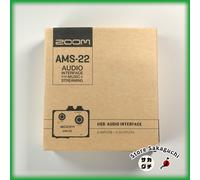 ZOOM AMS-22 USB Audio Interface 2 In 2 Out Loopback para grabación y transmisión