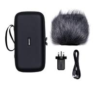 ZOOM APH-5s - Paquete de accesorios para grabadora H5studio Handy - Parabrisas, funda de transporte y fuente de alimentación USB-C para grabación de audio móvil, versión Reino Unido