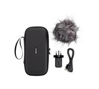 ZOOM APH-6e - Paquete de accesorios para grabadora H6essential Handy - Kit completo con parabrisas, adaptador de corriente, funda, cable USB-C - Para grabación de audio móvil - Versión UK - Negro