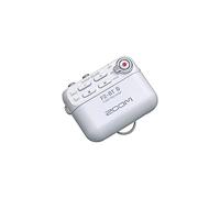 Zoom F2-BT Grabadora micro lavalier y Bluetooth, grabación a 32 bits con coma flotante, audio para video, Timecode sin cables, grabación en SD, alimentado por pilas con micro lavalier incluido, blanco