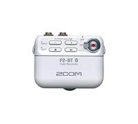 Zoom F2-BT White Field Recorder with Bluetooth and Lavalier Mic