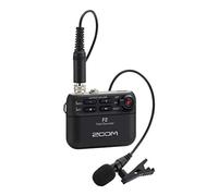 Zoom F2 Lavalier Body-Pack Grabadora compacta, grabación Flotante de 32 bits, sin Recorte, Audio para Video, graba a SD y Funciona con Pilas con micrófono Lavalier Incluido
