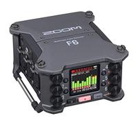 Zoom F6 - Grabadora de campo profesional para cineastas y músicos con 6 entradas XLR, preamplificadores de calidad profesional, flotador de 32 bits, código de tiempo, alimentación de batería, con