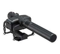 Zoom M3 MicTrak Micrófono estéreo shotgun para cámara a 32-Bit con coma flotante, modos 90 grados, 120 grados y MONO, soporte amortiguador, micrófono compatible USB y alimentado por pilas