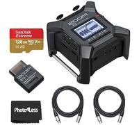 Zoom Grabadora multipista F3 con flotador de 32 bits + adaptador Bluetooth BTA-1 + tarjeta de memoria microSDXC de 128 GB + cable (2)