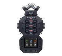 Zoom Grabadora portátil H8 de 12 pistas, micrófonos estéreo, 6 entradas, interfaz de pantalla táctil, interfaz de audio USB, alimentado por batería, para audio estéreo/multipista para video, podcasting y música