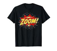 ¡Zoom! Gráfico sonoro de Dibujos Animados de cómic, Arte Pop Art, acción, Retro Camiseta