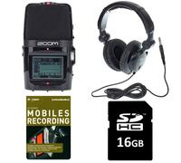 Zoom H2n Headphone + Card Bundle
