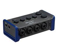 Zoom Interfaz de audio USB AMS-44, 4 entradas | Interfaz USB-C 4x4 con preamplificadores de bajo ruido y bucle trasero para músicos, streamers y grabación móvil