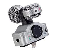 Zoom IQ7 Micrófono Stereo Mid-Side para iPhone/iPad, cápsula giratoria para Alinear con la cámara iOS, para Grabar Audio de música, Videos, entrevistas y más