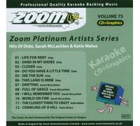 Zoom Karaoke - Zoom Karaoke CD+G - Platinum Artists 75: Dido, Sarah McLachlan & Katie Melua