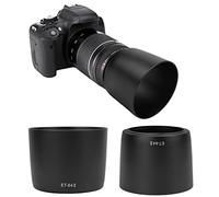 Zoom Lens EF 70-300Mm 58Mm Hood, X1-4 Lens, Lens Hood Et64Ii Quality Plastic Camera Lens Hood Shade para Efs EF 75300Mm F 4.05.6 Is USM