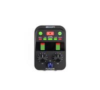 Zoom Grabadora de podcasts portátil P2 PodTrak e Interfaz de Audio USB | Mezclador de podcasting e Interfaz para grabación de Podcast móvil en Calidad de transmisión | 2 entradas de micrófono USB |