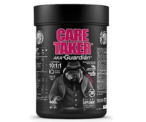 Zoomad Labs CARETAKER® 10:1:1 BCAA Aminoácidos Ramificados en Polvo - BCAA 10:1:1 con Glutamina, Citrulina | Intra Entreno y Recuperación Muscular | Aminoácidos en Polvo | 30 Servicios - Cherry Bomb