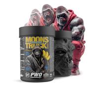 Zoomad Labs Moonstruck II Pre Entreno con Cafeína 510 g - Pre Workout Potente para Fuerza y Congestión - Gorilla Pump 13 g Óxido Nítrico, Energy Focus, Preentreno Gimnasio - Sabor Banana Kick