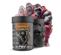 Zoomad Labs Moonstruck II Pre Entreno con Cafeína 510 g - Pre Workout Potente para Fuerza y Congestión - Gorilla Pump 13 g Óxido Nítrico, Energy Focus, Preentreno Gimnasio - Sabor Licorice Fruit