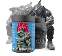 Zoomad Labs ONE RAW Creatina Monohidrato 300g 100 Servicios Micronizada 200 Mesh | Creatina en Polvo Ultrapura | Apta Veganos Sin Gluten | Bote 3D Coleccionable - Strawberry