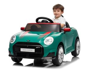ZoomBuggy Coche Electrico para Niños Mini 12V con Licencia, Coches para Niños con Mando a Distancia 2,4G, LED, Música, USB, Carro Electrico Infantil para Niños +3 Años, Verde