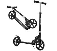 ZoomBuggy Patinete Infantil con 2 Ruedas Grandes, Plegable y Altura Ajustable en 4 Niveles, Carga 100 kg, Patinete Evolutivo para Niños 3+ Años, Negro