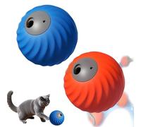 Zoomie 2.0, 2 In 1 Interactive Dog Balls ＆ Pet Feeder, Dog Track Food Leaking Ball, USB-C Rechargeable, Suitable For Small/Medium Dogs, Safe and Durable (Mix)