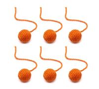 ZOOMIMI Juguete de sisal natural para gatos, dientes molares, dentición, colorido, juguete para masticar, alivio de la presión