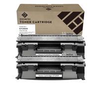 ZOOMTEC Compatible para CF280A 80A Cartucho de Toner Compatible con Impresoras LaserJet Pro 400/400dn/400dw/400d/M401dn/M401a/M401d/M401n/M401dne/M401dw MFP M425dw/M425dn Impresoras (2X Negros)