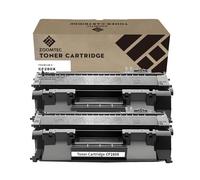 ZOOMTEC Compatible para HP CF280X 80X Cartucho de Toner Compatible con Impresoras HP Laserjet Pro 400 400dn 400dw 400d M401dn M401a M401d M401n M401dne M401dw MFP M425dw M425dn Impresoras (2X Negro)