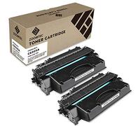 ZOOMTEC Compatible Toner CE505A 05A para HP LaserJet P2030 P2035 P2035N P2050 P2055 P2055D P2055DN P2055X, Compatible Toner ce505a,(2 Negro, 2300 Pages)