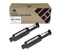 ZOOMTEC Recambio para 143A W1143A Cartucho de tóner Compatible con Impresora HP 143A W1143A 143AD W1143AD Negro Compatible con Impresora HP Neverstop Laser MFP 1202w 1202nw 1201n 1001nw (2X Negro)