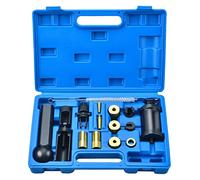Zoomtools Juego de herramientas de instalación de extracción de extractor de inyector, 18 piezas, apto compatible con motor Seat 1,4, 1,6, 1,8, 2,0, 2,7 V6 FSI