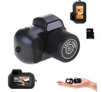 Zoomu Mini Camera Keychain, 1080P HD Mini Keychain Camera, Portable Micro Cameras, 8/16/32/64/128 TF Memory Card,with 8 Filters Led Flash Light and HD Screen (16GB)