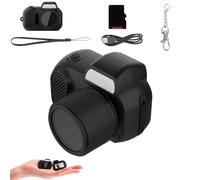 Zoomu Mini Camera Keychain, 1080P Mini Digital Camera Keychain,Small Nostalgia Retro Digital Cameras with 8 Filters, with Led Flash Light and HD Screen, and Ready for Life'S Moments (8G)
