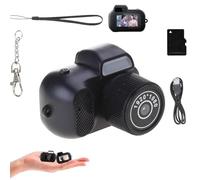 Zoomu Mini Camera Keychain, 2025 New Mini Keychain Camera, 1080p HD Minis Keychains Cameras, Portable Micro Cameras, Suitable For Carry-On (+ 64G Memory Card)
