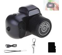 Zoomu Mini Camera Keychain, New Zoomu 1080P Mini Digital Camera Keychain with Led Flash Light and HD Screen, Portable Small Camera, for Photo Video Travel Study (16G)
