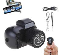 Zoomu Mini Camera Keychain, Zoomu 1080p Mini Digital Keychain Camera, with Led Flash Light and HD Screen, Key Chain CAM That Works for Photo/Video (No Card)