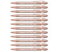 Zoonnis 12 Piezas Bolígrafos Personalizados con Puntas de lápiz para los Negocios Bolígrafo Grabado Personalizado a Granel con el Nombre de Texto Personalizado Bolígrafo con Tinta Negro