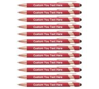 Zoonnis 24 Piezas Bolígrafos Personalizados con Puntas de lápiz para los Negocios Bolígrafo Grabado Personalizado a Granel con el Nombre de Texto Personalizado Bolígrafo con Tinta Negro